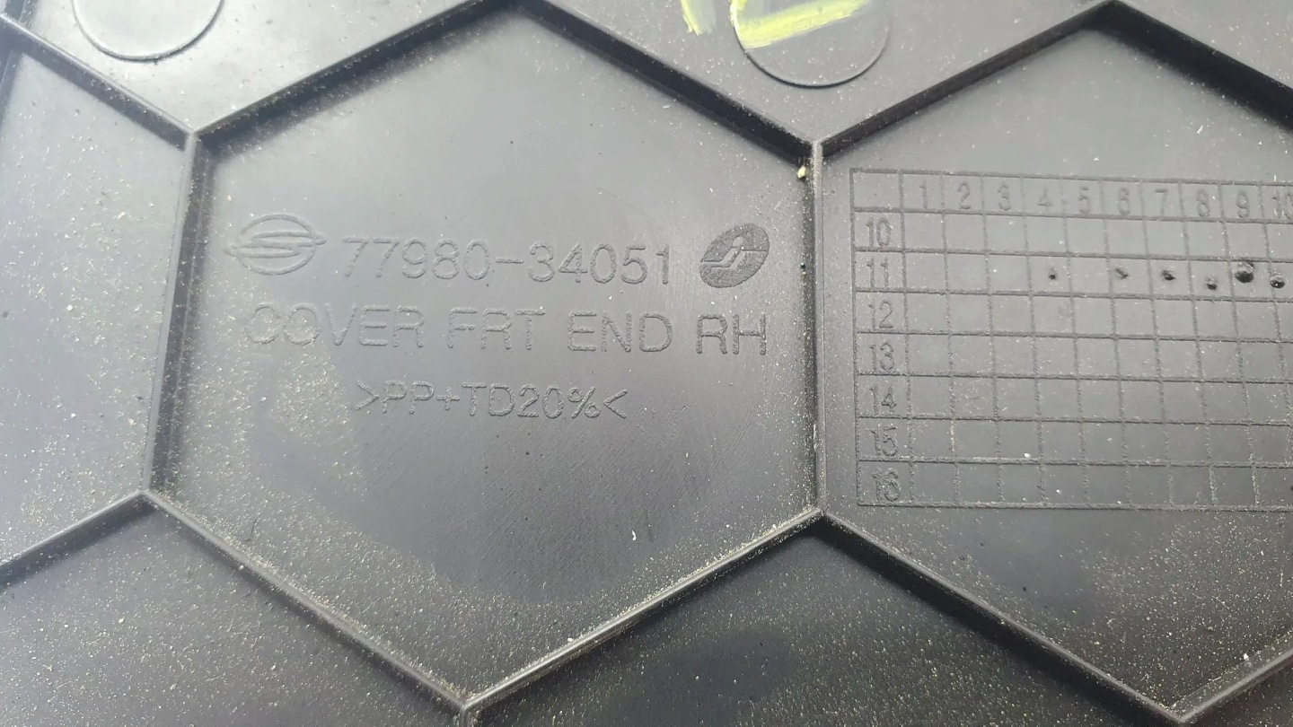 SsangYong Korando 3 III 10- Blende Abdeckung rechts tunel mitte