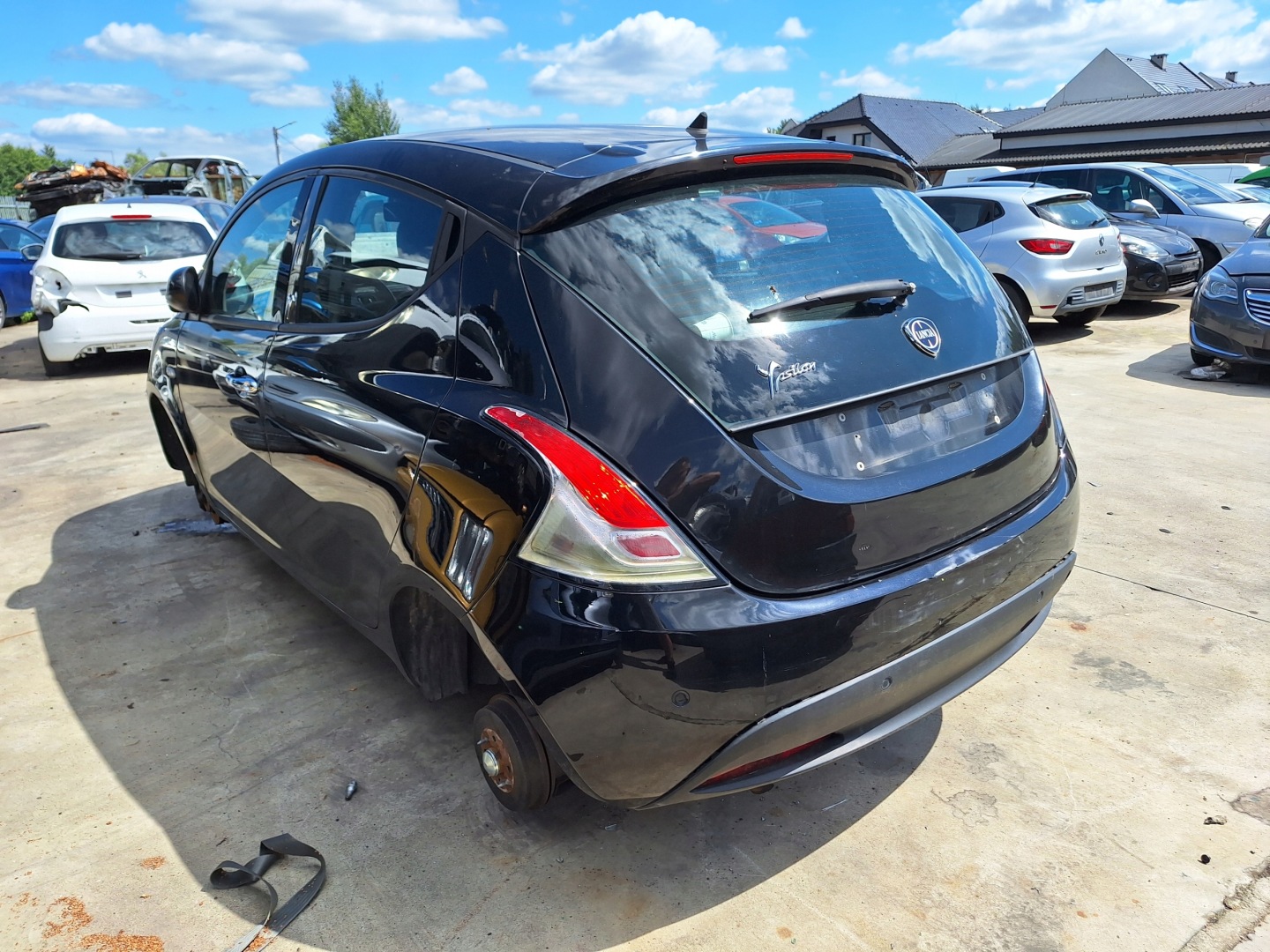 Lancia Ypsilon 3 III 312 11- PANEL window control switch left front 735531346