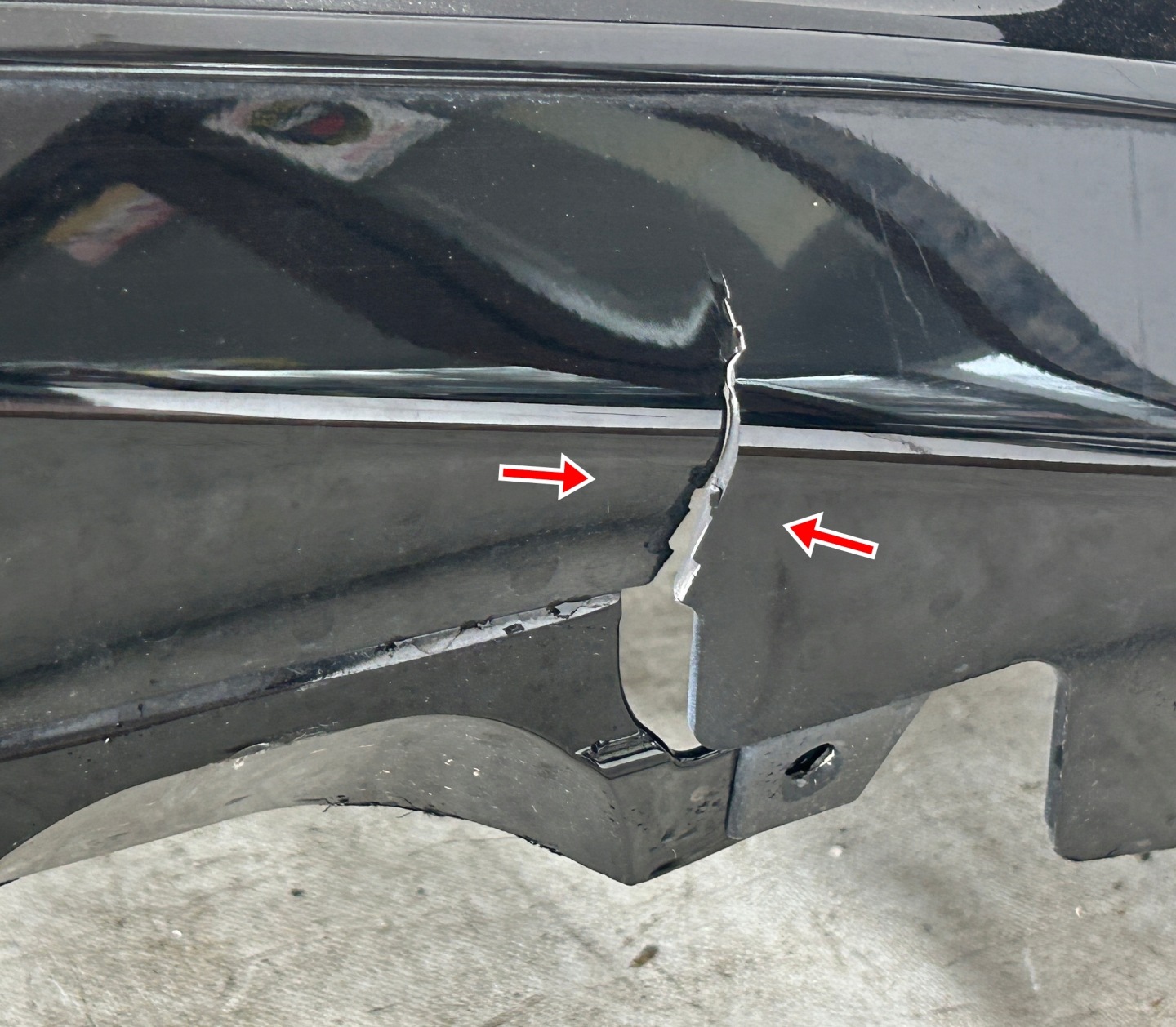 bumper rear part rear NISSAN MICRA K14 17- PDC