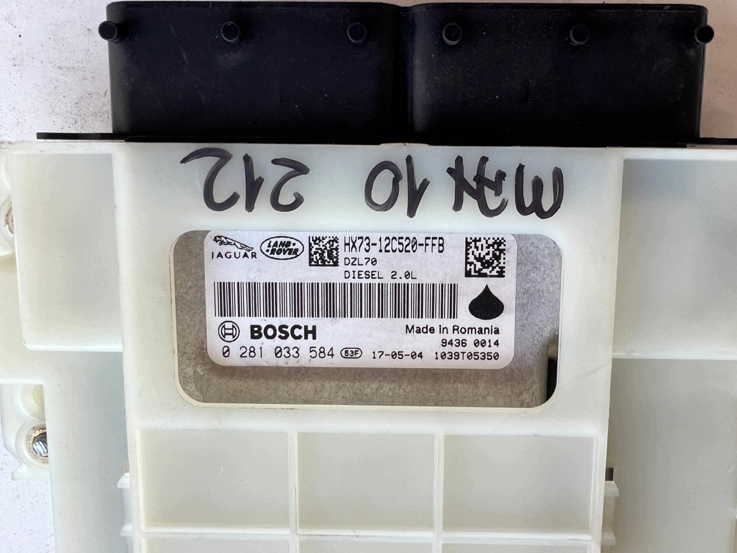 RANGEROVER DISCOVERY 204DTD 2.0 HX73-12C520-FFB computer ECU
