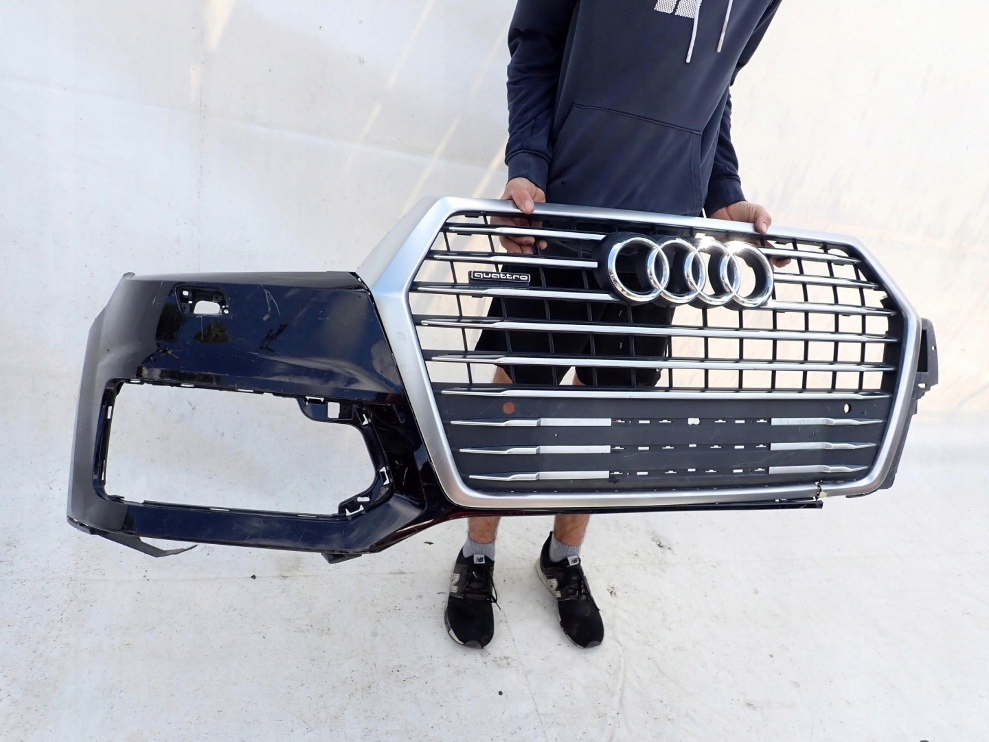 AUDI Q7 4M 15- bumper front front PDC SPR