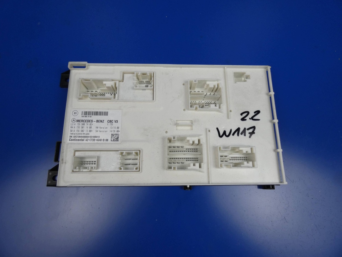 MERCEDES CLA W117 W176 W246 W156 module control unit SAM
