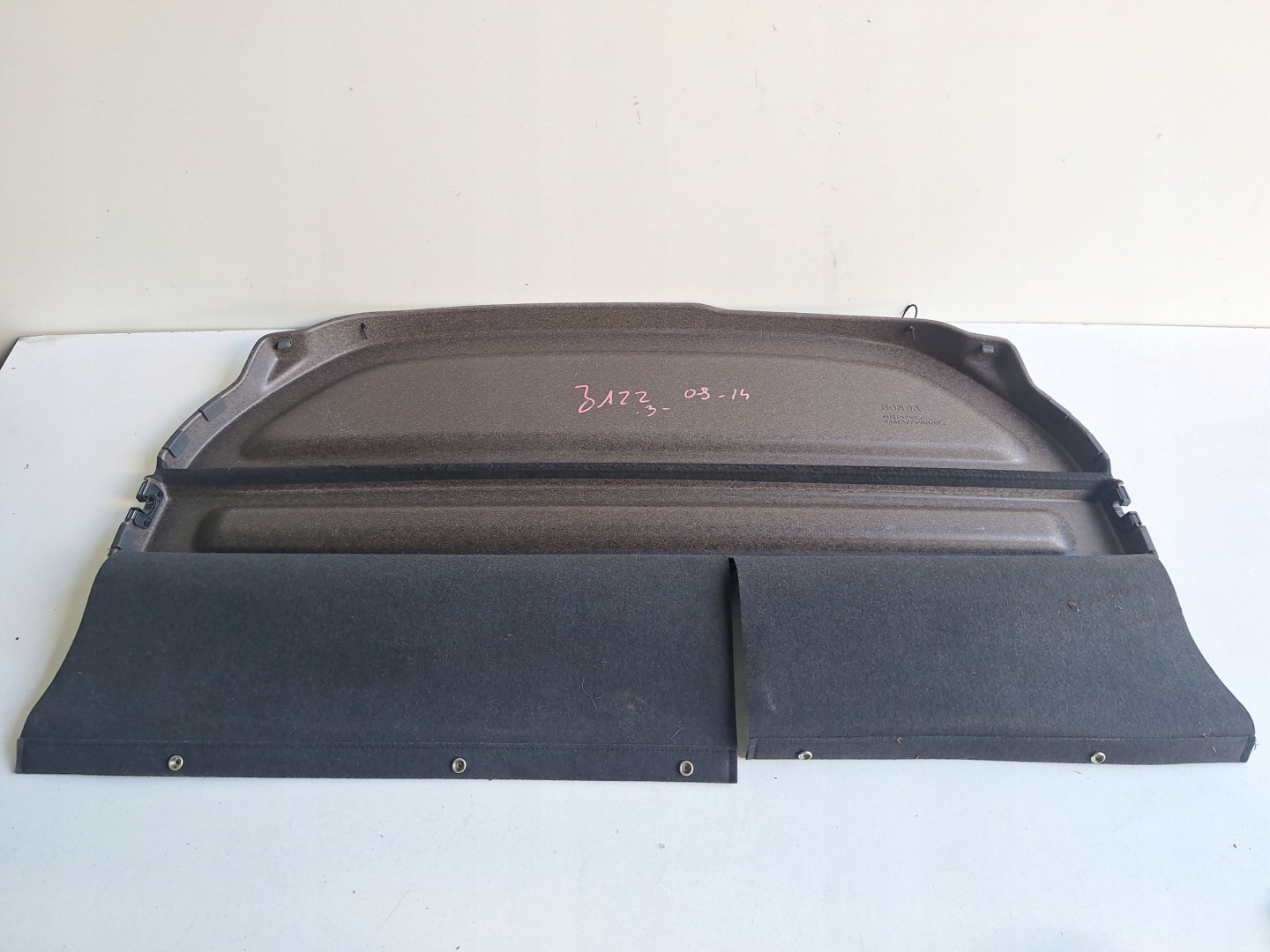 HONDA JAZZ III 08-14 rear plato