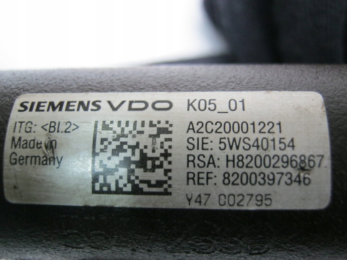 Rampe injection MEGANE SCENIC 1.5 DCI 8200397346