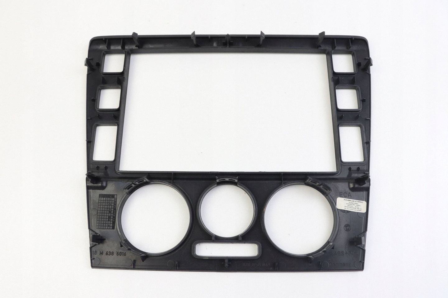SKODA SUPERB et Châssis RADIA DEKOR Console 2 DIN 3U0858069