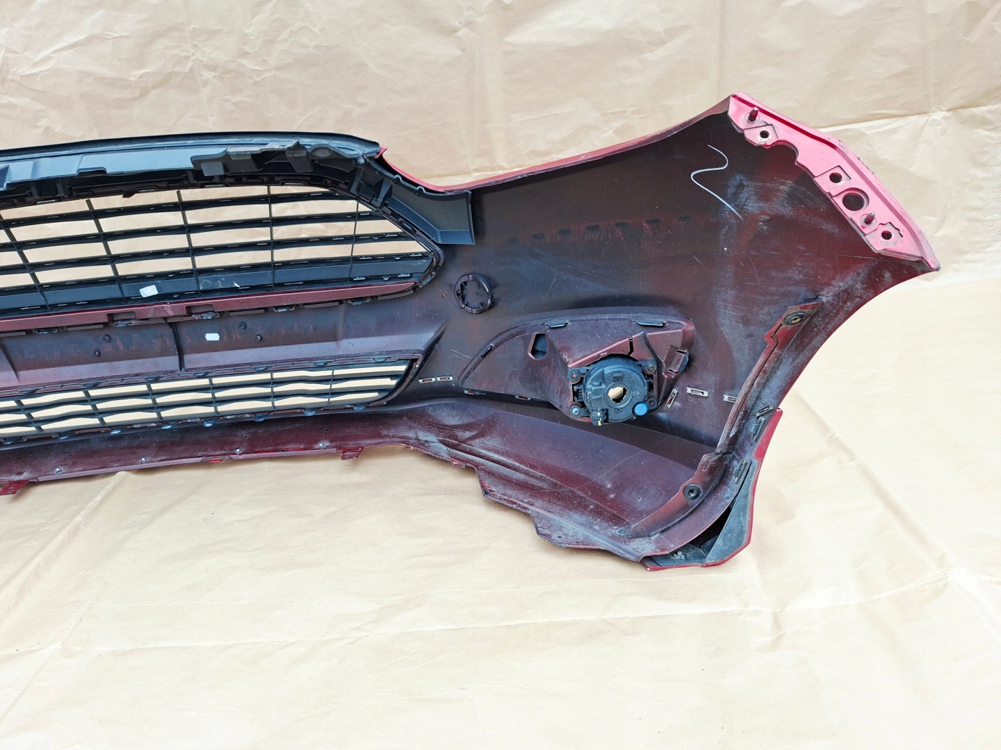 FORD FIESTA MK7 LIFT 2012-2017 bumper front CANDY RED original