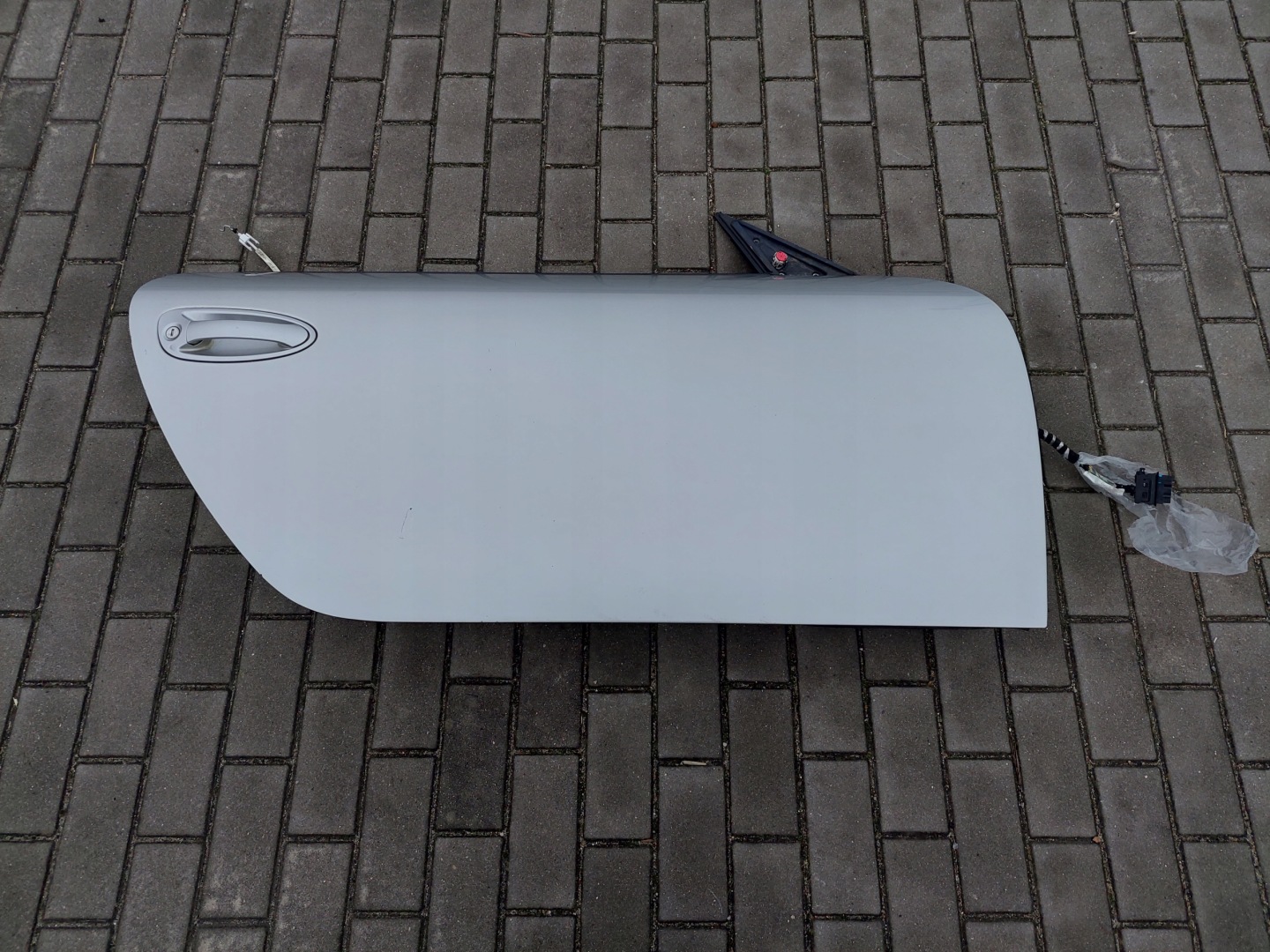 door right complete PORSCHE BOXSTER S 987 ARCTISSILBERMETALLIC 92U