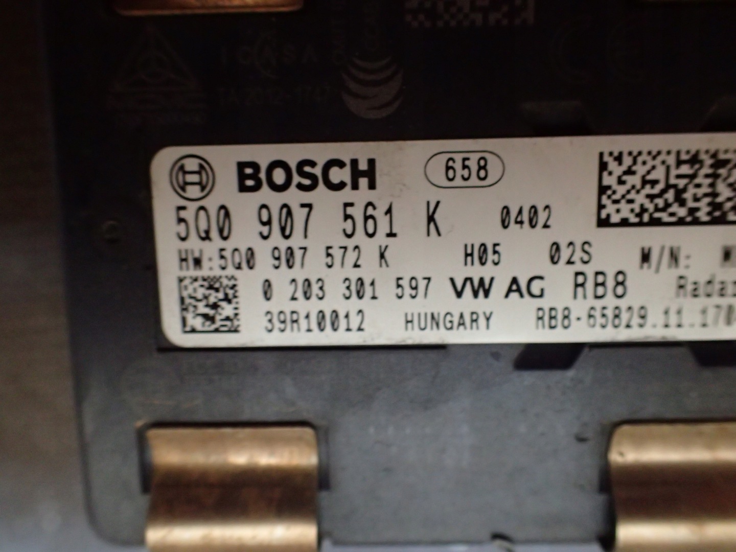 RADAR VW AUDI SKODA SEAT 5Q0907561K