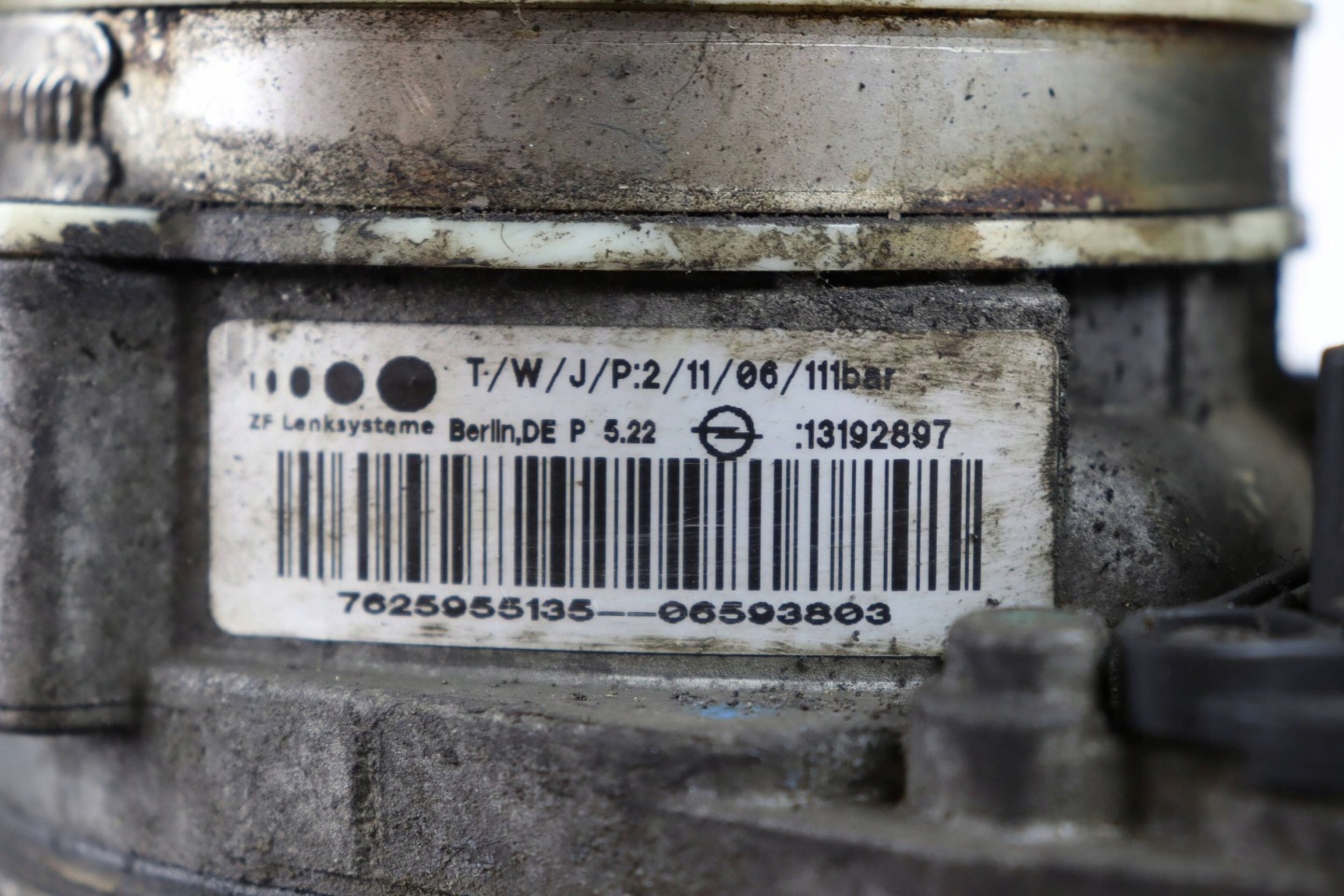 OPEL ASTRA H III ZAFIRA B servo pump 13192897