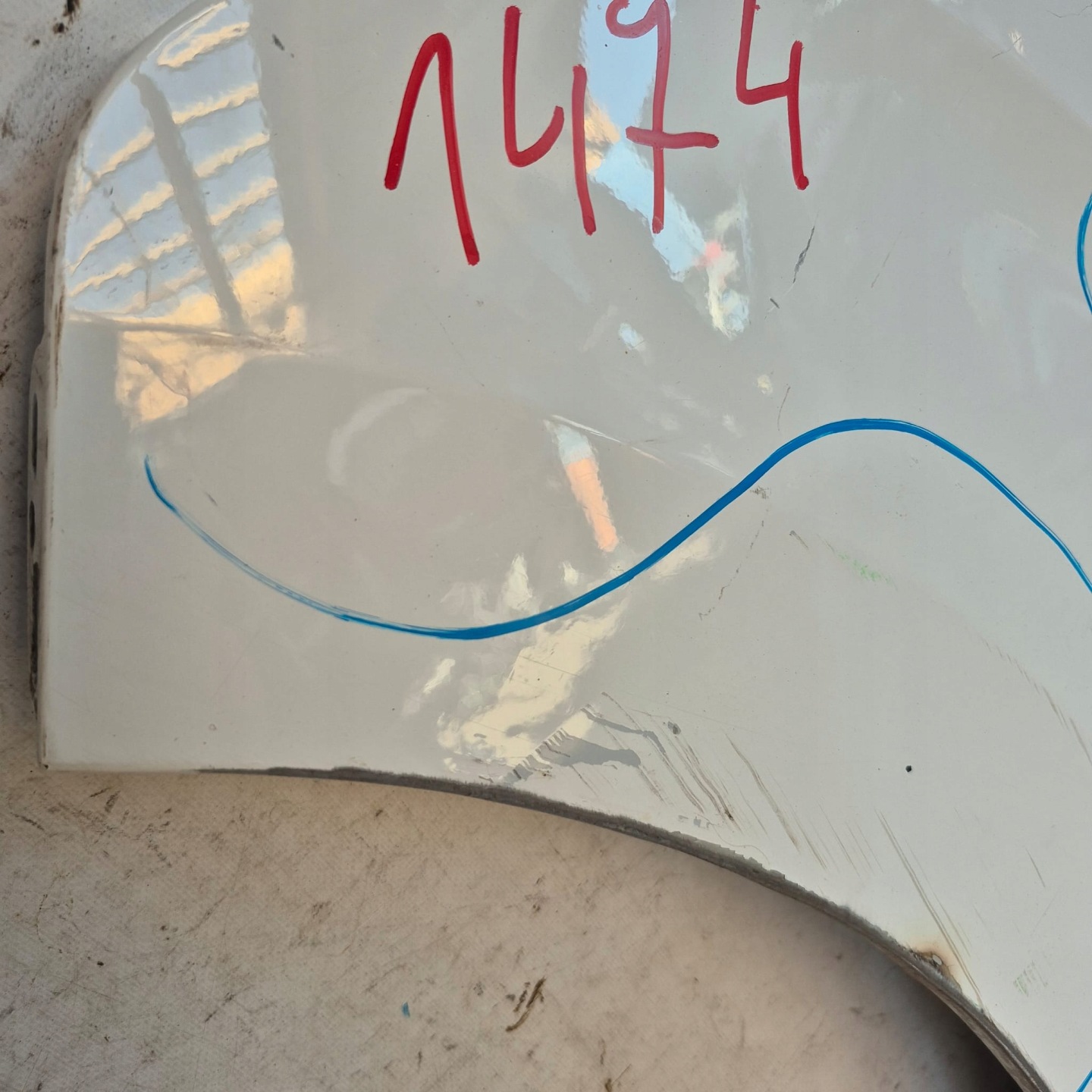 TOYOTA PROACE II 2 CITROEN JUMPY III 3 16-> fender front front left