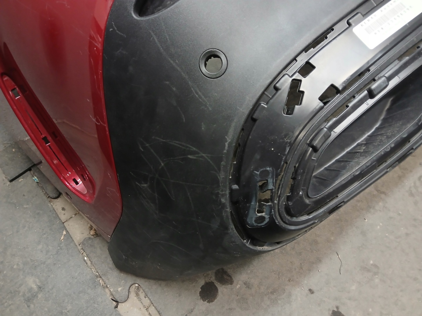 bumper rear part MERCEDES GLC W254 COUPE AMG