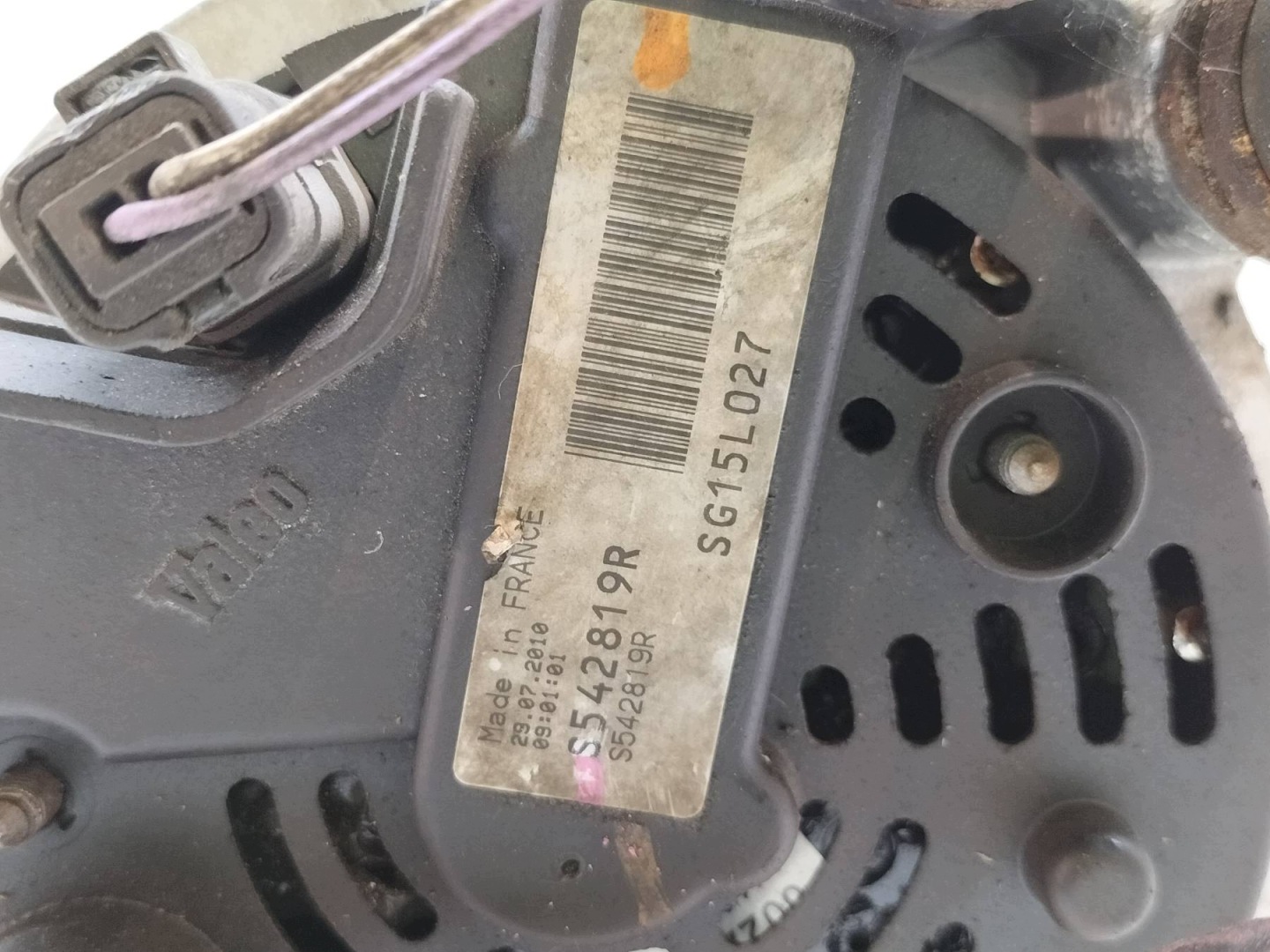 alternator water S542819R 1.9 DCI Renault Scenic II (2003-2009)
