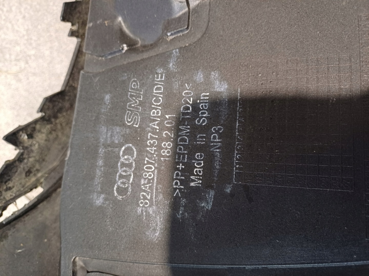bumper front front AUDI A1 II 82A S-LINE 82A807437A