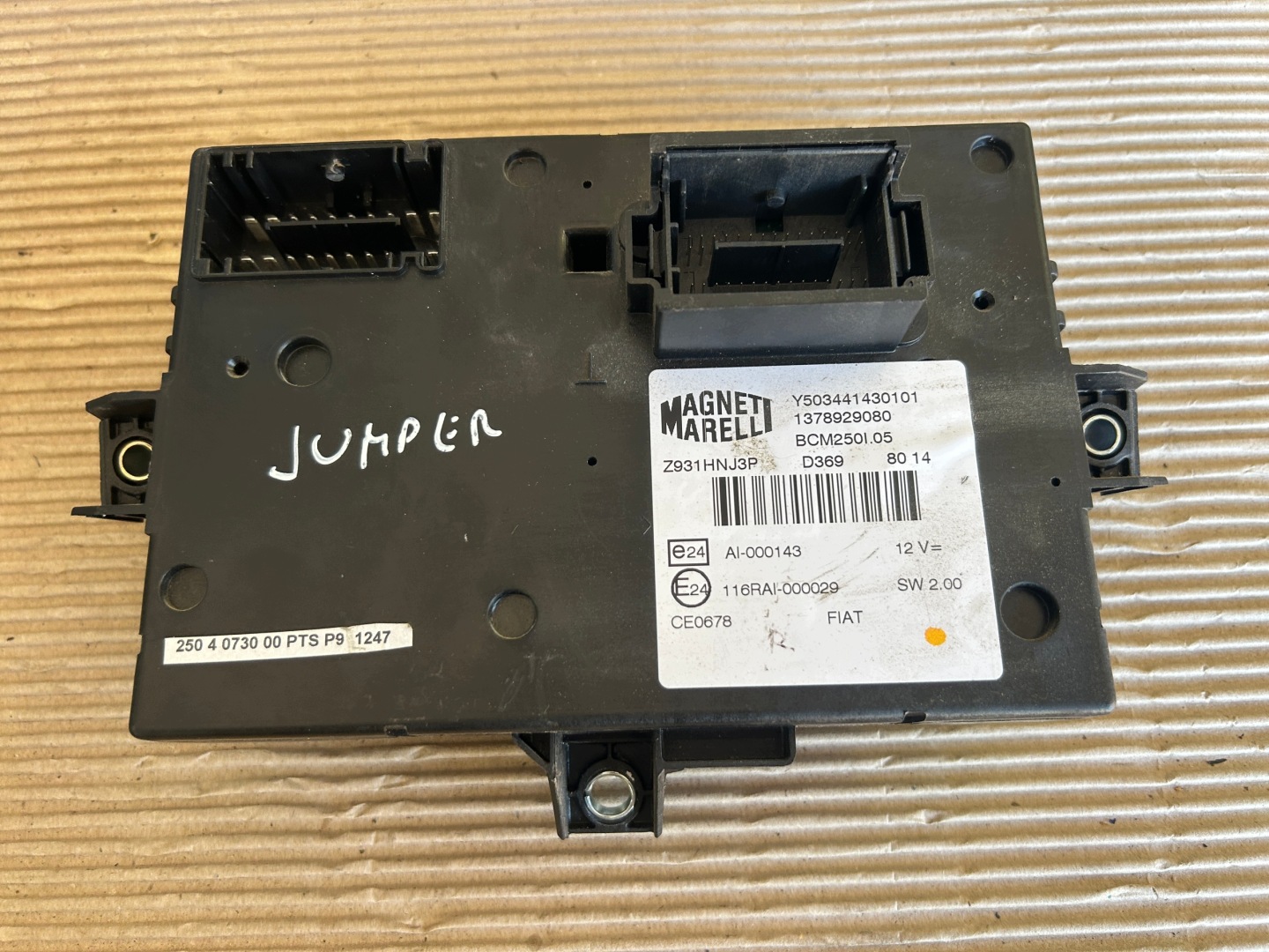CITROEN JUMPER DUCATO modulo BSI BCM Y503441430101