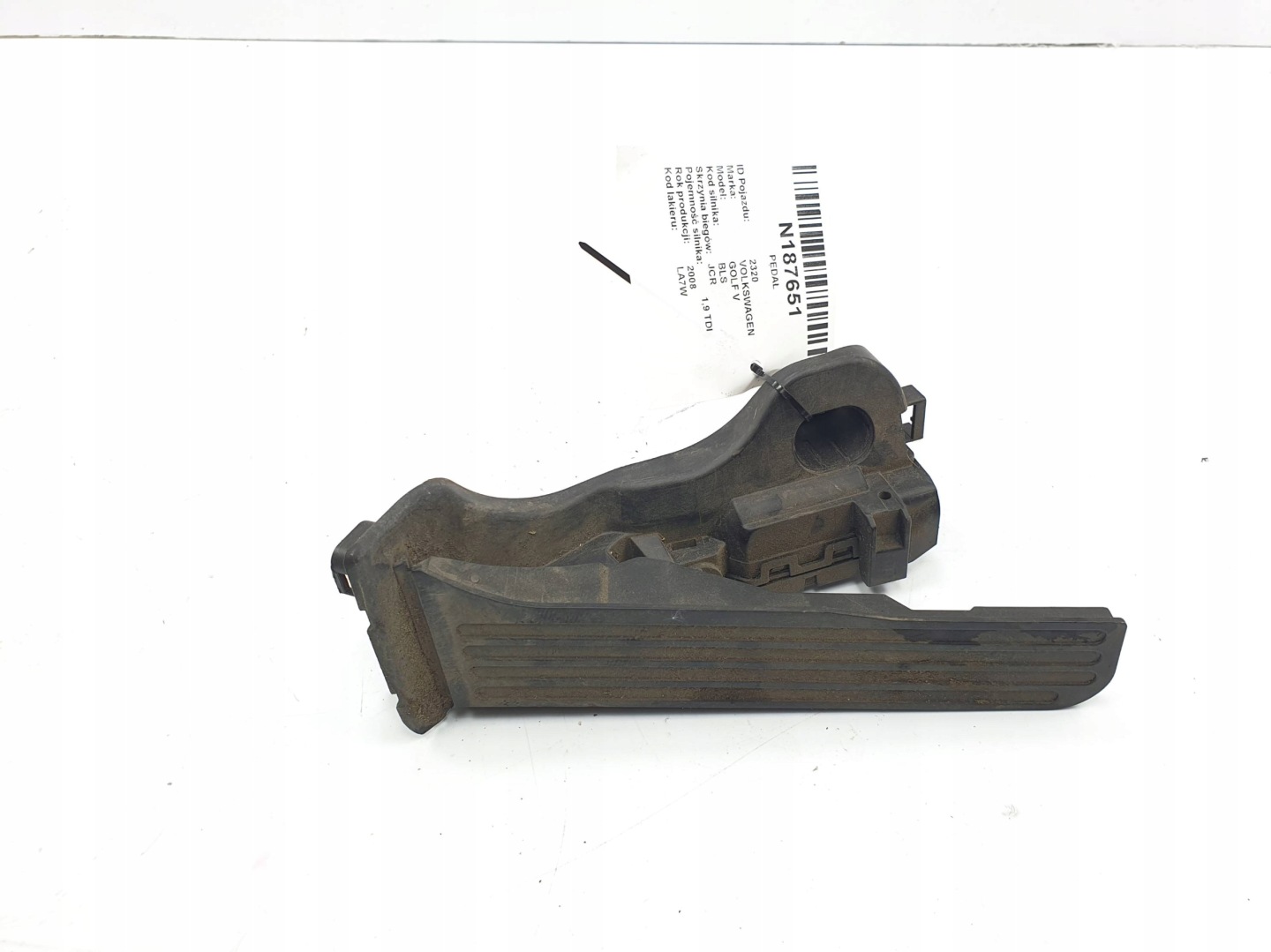 PEDAL 1K1721503P VOLKSWAGEN GOLF V