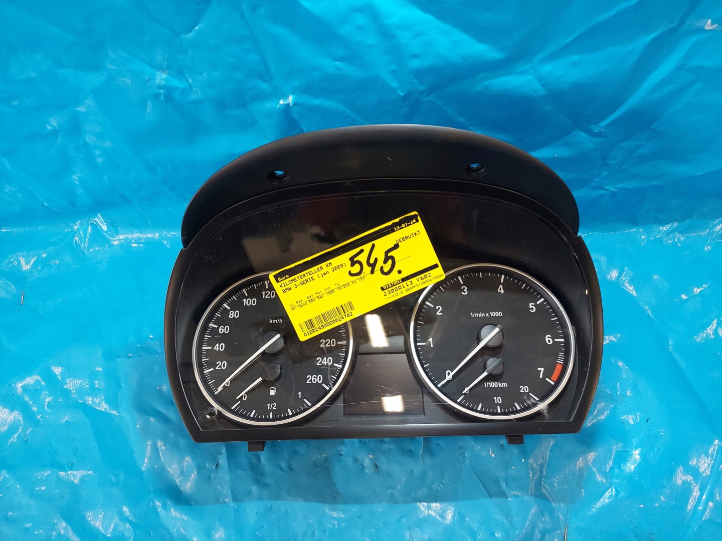 dials clock BMW E90 2.0 B 2009 R 918705201