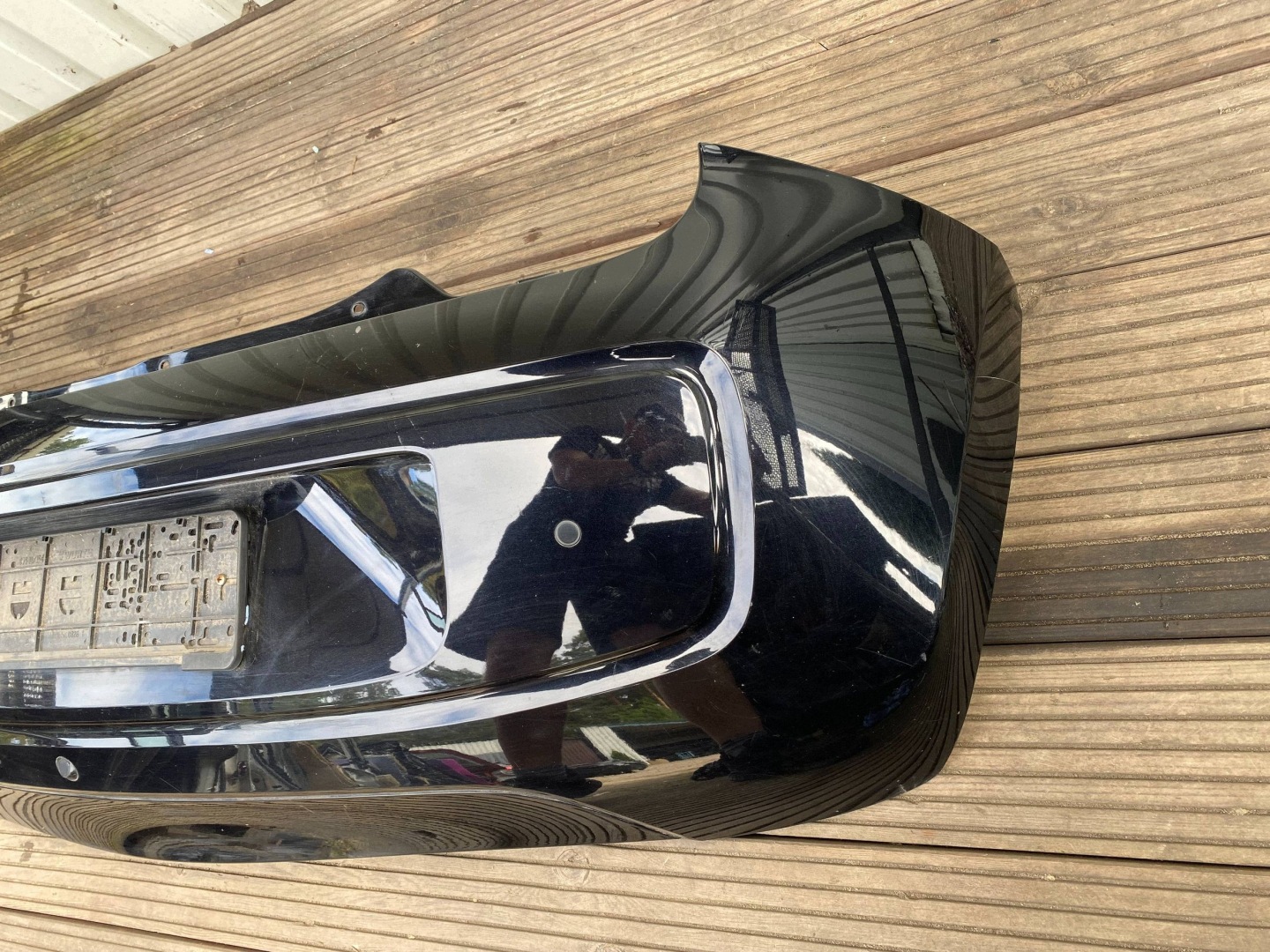 VW UP komplet stoßstange heck hinten PDC schwarzer 1S6807421