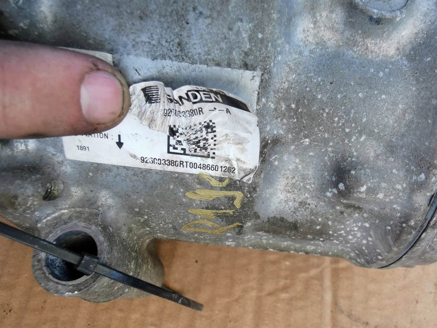 dacia jogger SANDERO 1.0 TCE H5D 926003380R kompressor klimaanlage