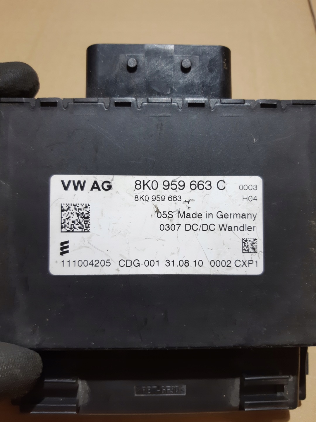 AUDI A8 D4 STABILIZATOR Centralina avviamento motore 8K0959663C
