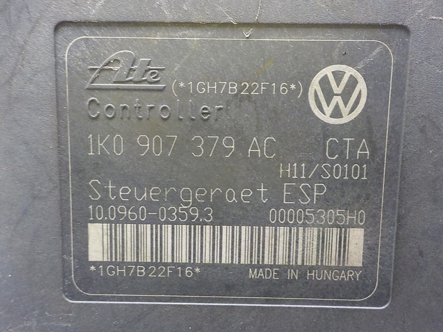 AUDI A3 II 8P Pompa ABS 1K0907379AC 10.0960-0359.3
