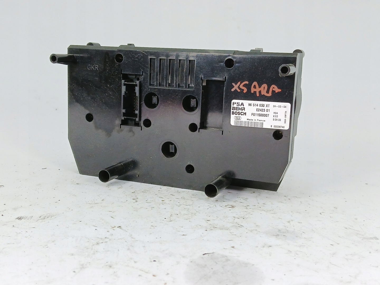 PEUGEOT 307 Unite commande clima Bouches buses 96514030XT