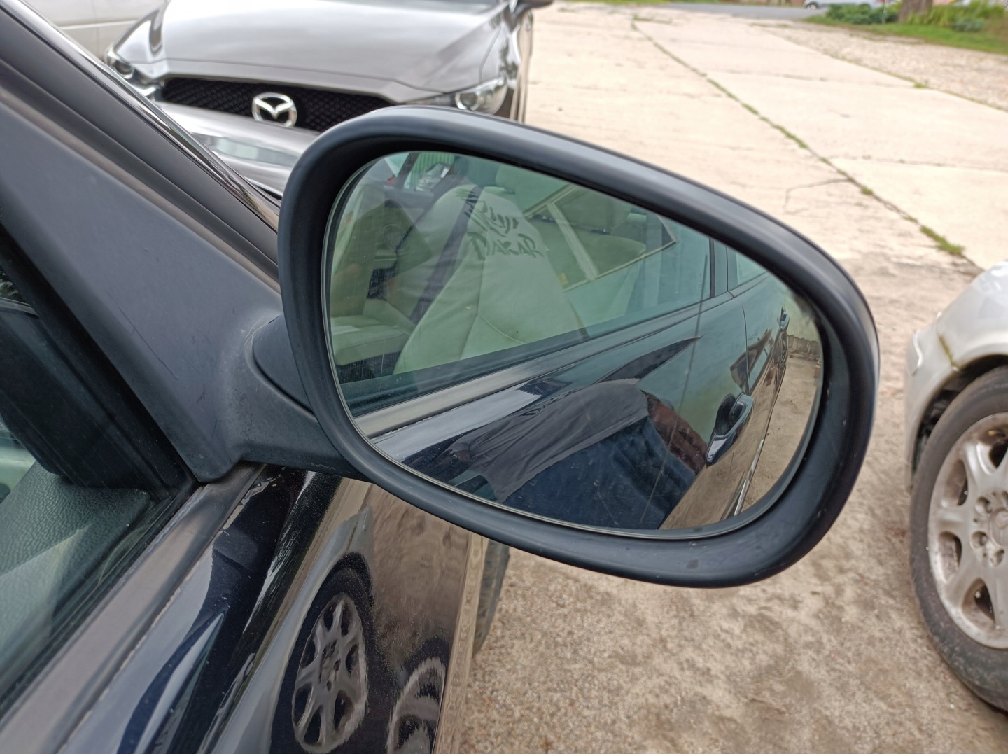 SPECCHIETTO RETROVISORE Destro BMW E90 E91 CARBON SCHWARZ 416 UK