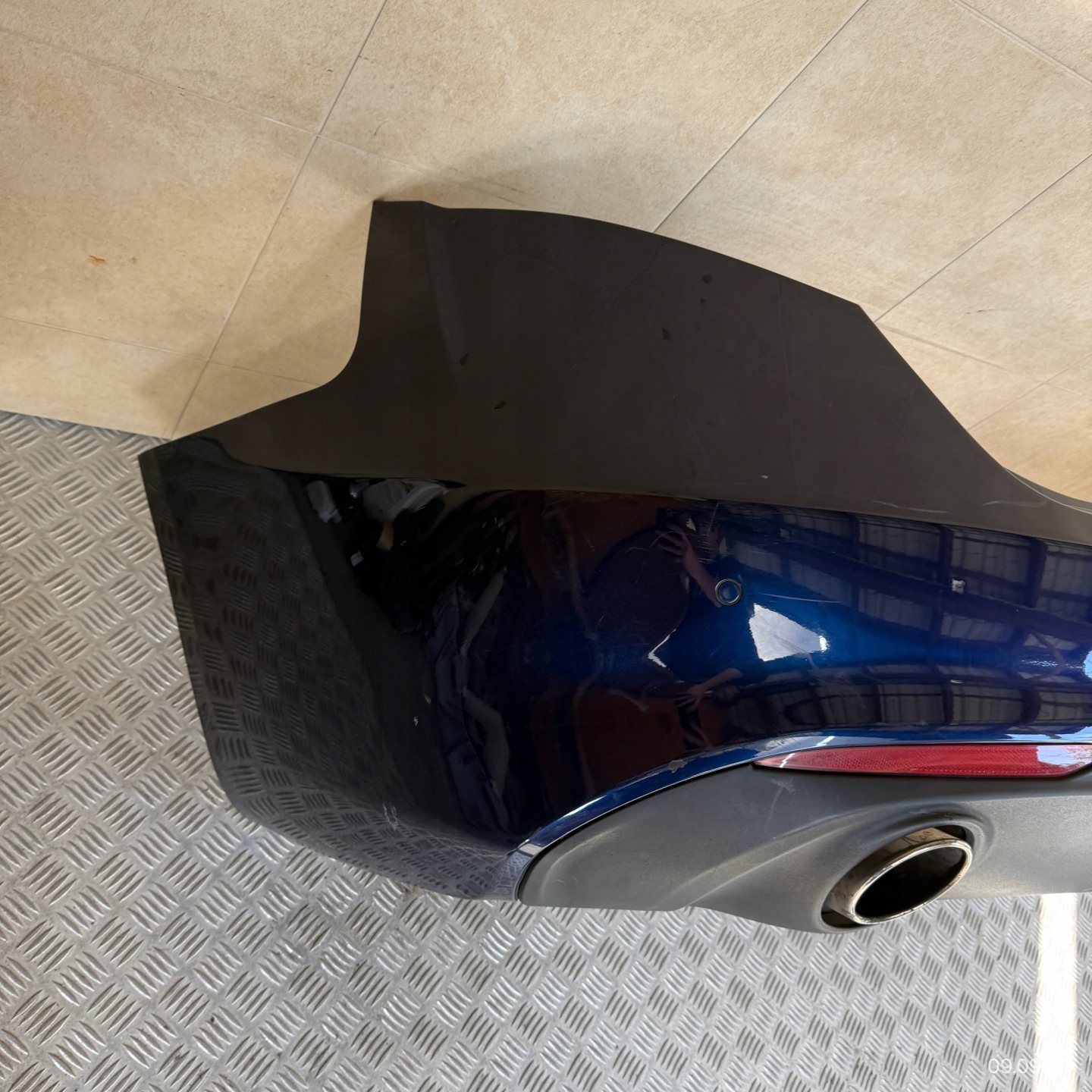 bumper rear complete ALFA ROMEO GIULIA 2018 ROK 4 PDC without INSTALACJI