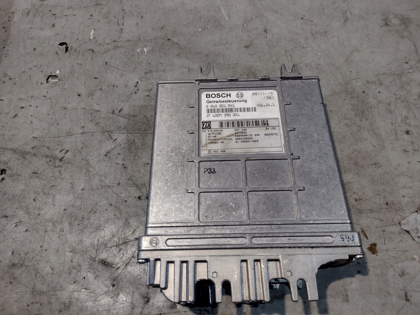 control unit gearboxes Bosch 0260001041 EST146 6009390001