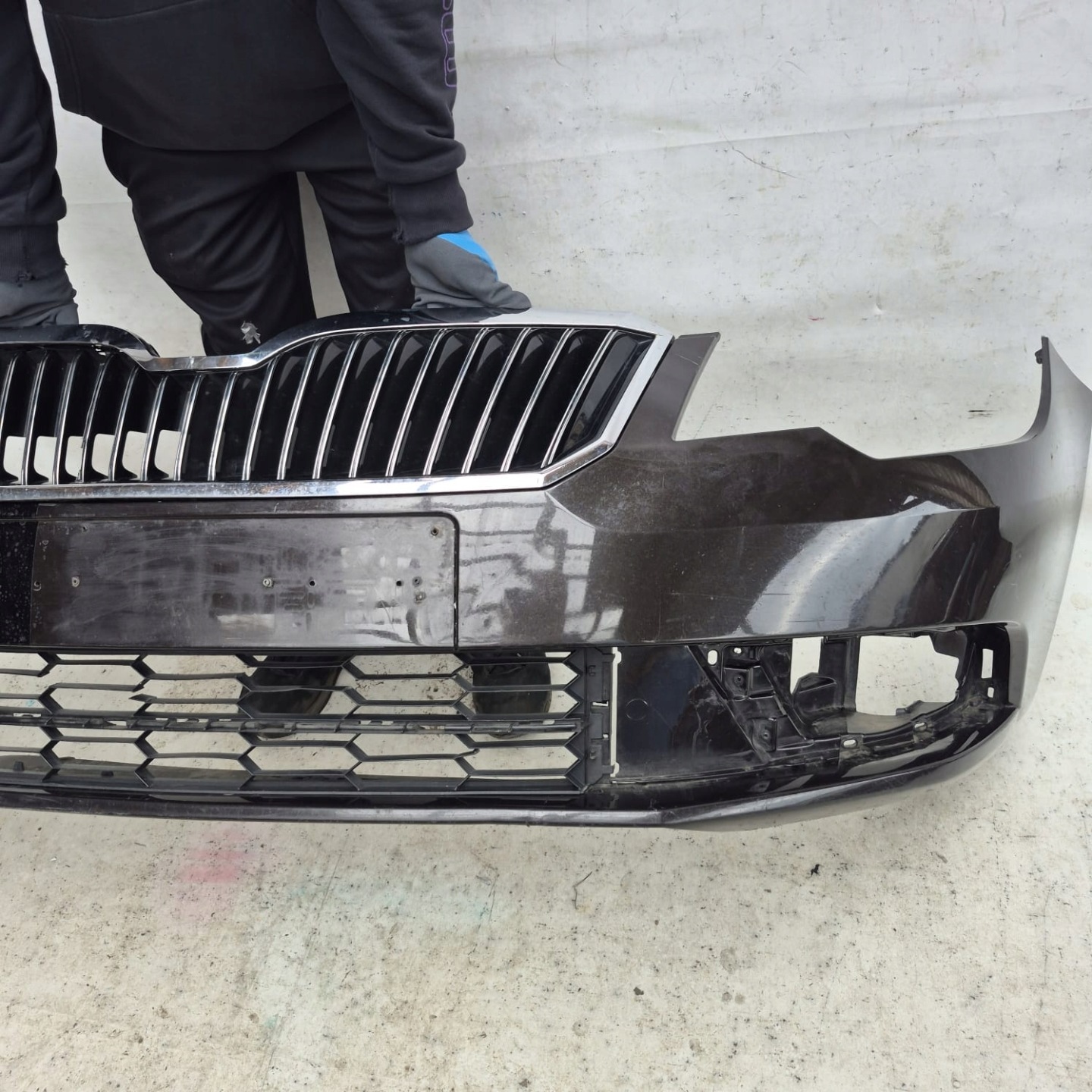 SKODA SUPERB II 2 LIFT 13-15 bumper front front 3T0807221K