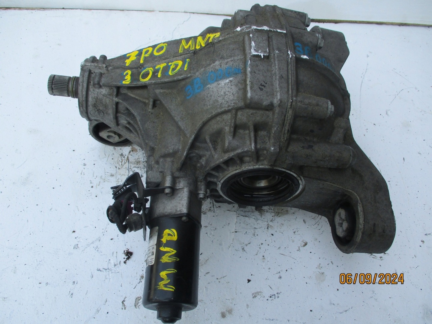 differential diff rear part rear VW TOUAREG 7P0 3,0TDI MND