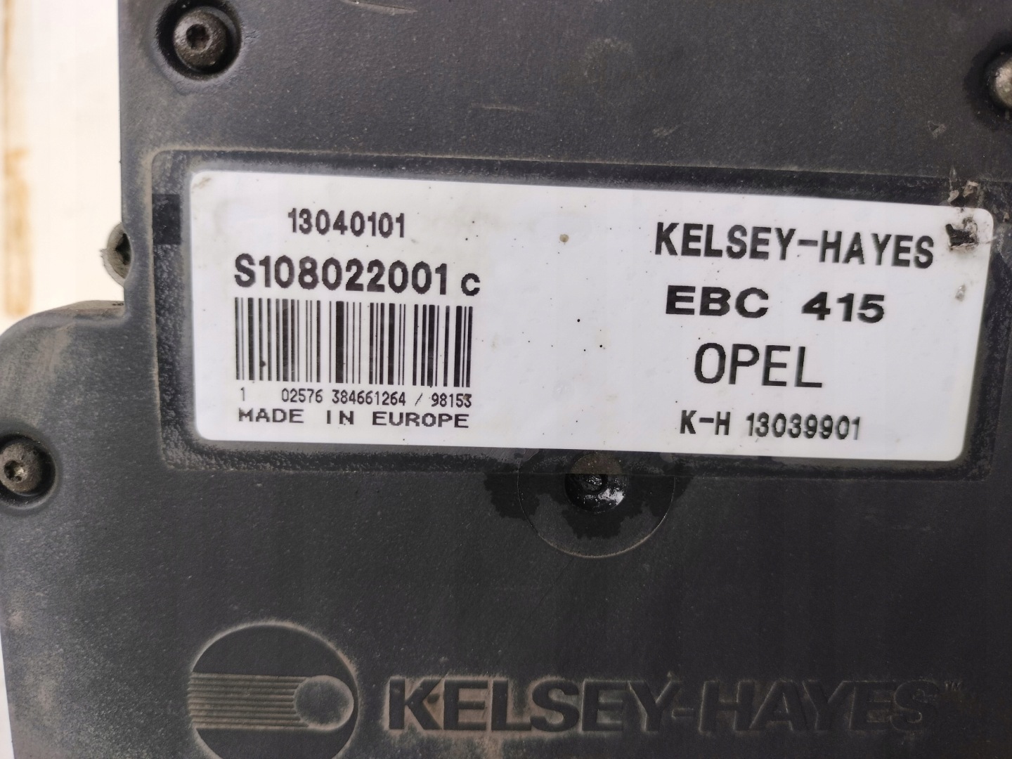 OPEL VECTRA B pompa ABS 13040101 13039901