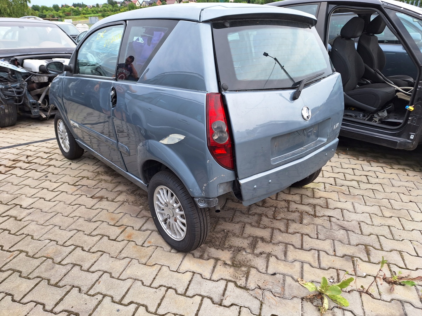 AIXAM A741 A721 GRIS ACIER Portière Droit SZARE A.741