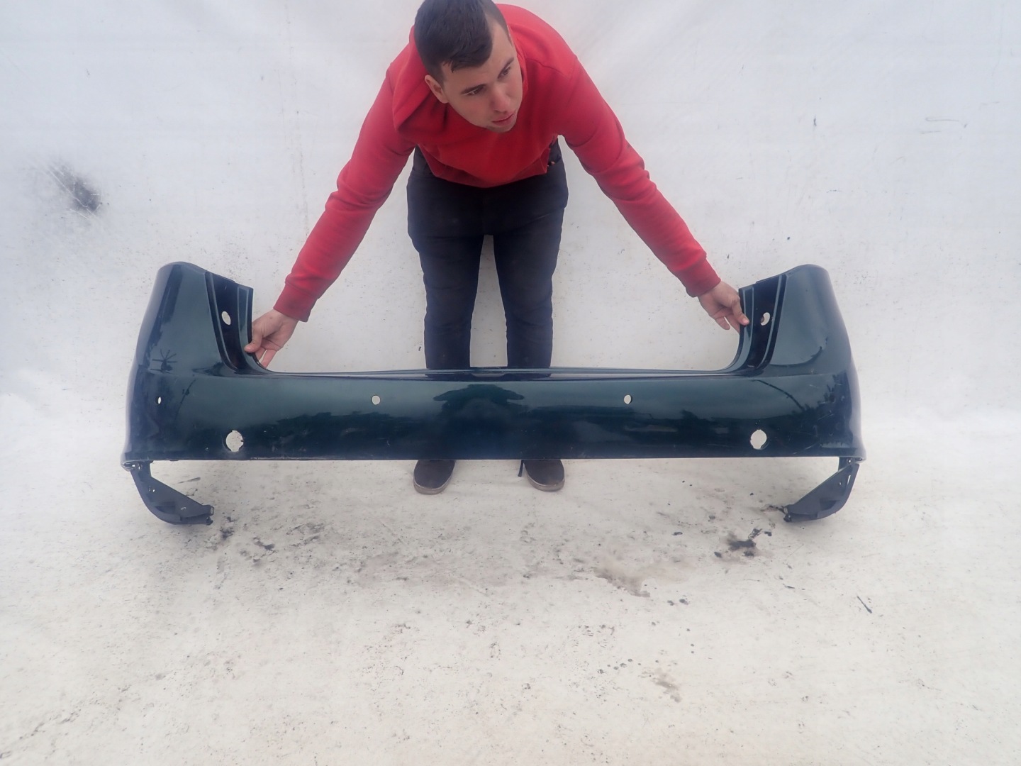 PORSCHE CAYENNE 7P 10-14 bumper rear part rear PDC