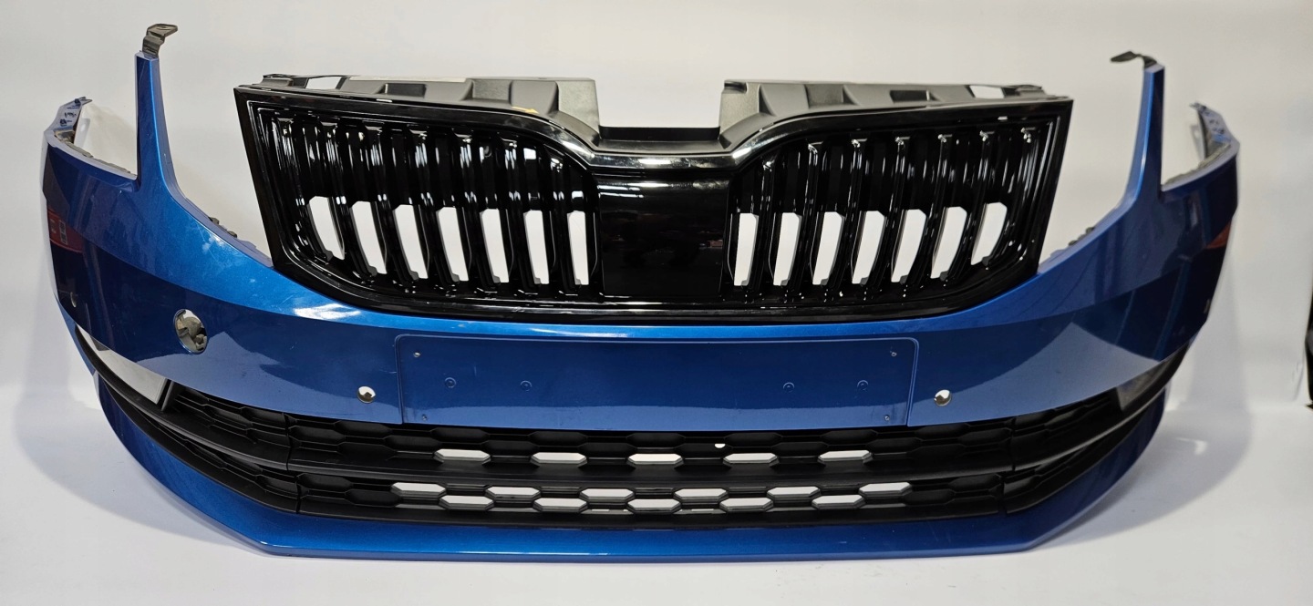 front bumper grille SKODA OCTAVIA III LIFT 16- original 5E0807221N