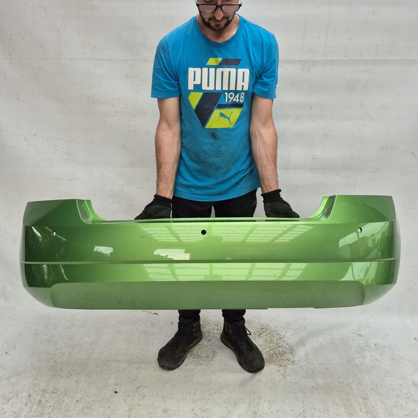 SKODA FABIA III 3 HB 14-18 bumper rear part rear PDC