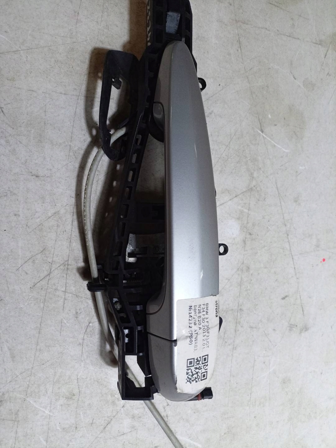 handle exterior door rear part right side BMW 3 F30 2013