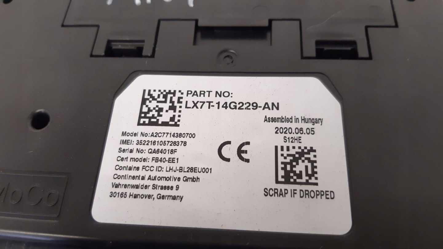 modul bluetooth Ford Focus MK4 1,0 ECOBOOST