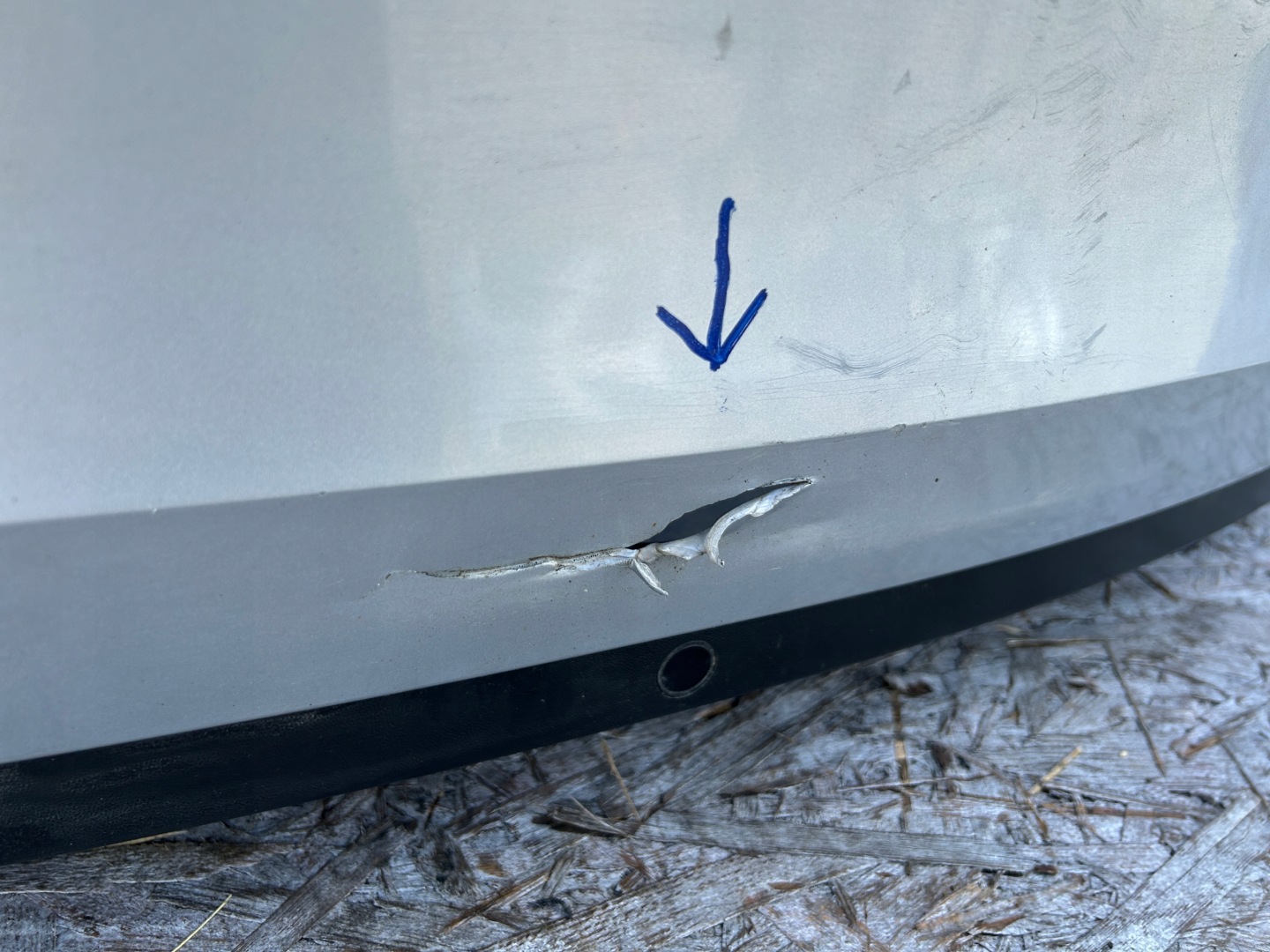 bumper rear part rear complete PDC SKODA OCTAVIA III KOMBI 12