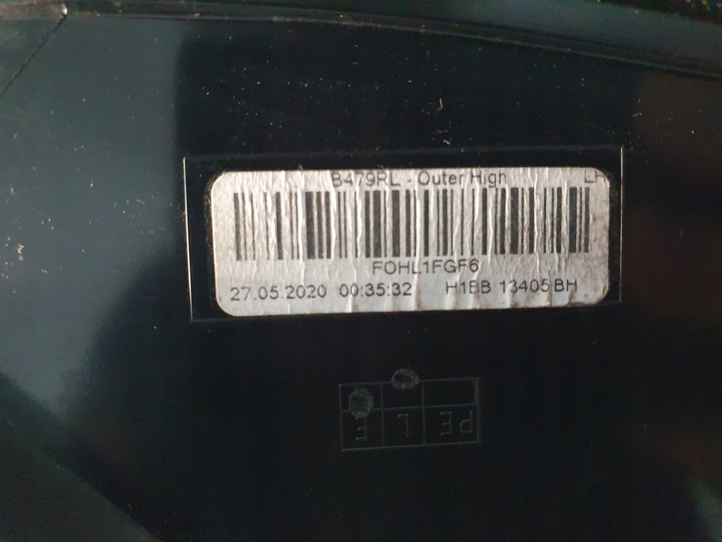 FORD FIESTA MK8 light left rear part rear H1BB-13405-BH