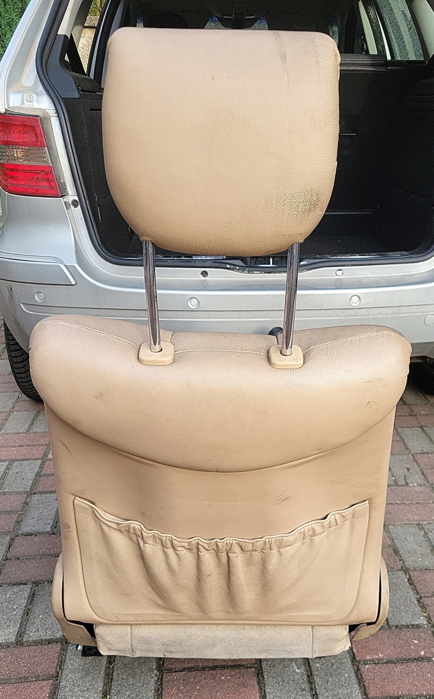 seat left front driver´s support rest MERCEDES S W220 OE EU beige