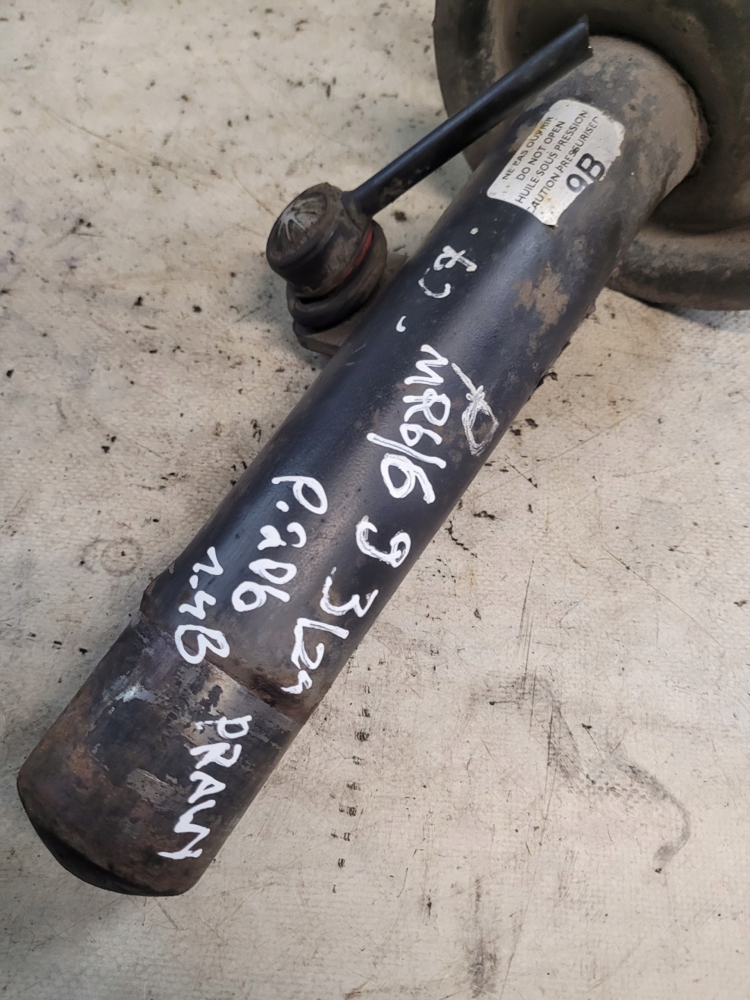 shock absorber right front PEUGEOT 206 SW 1.4B