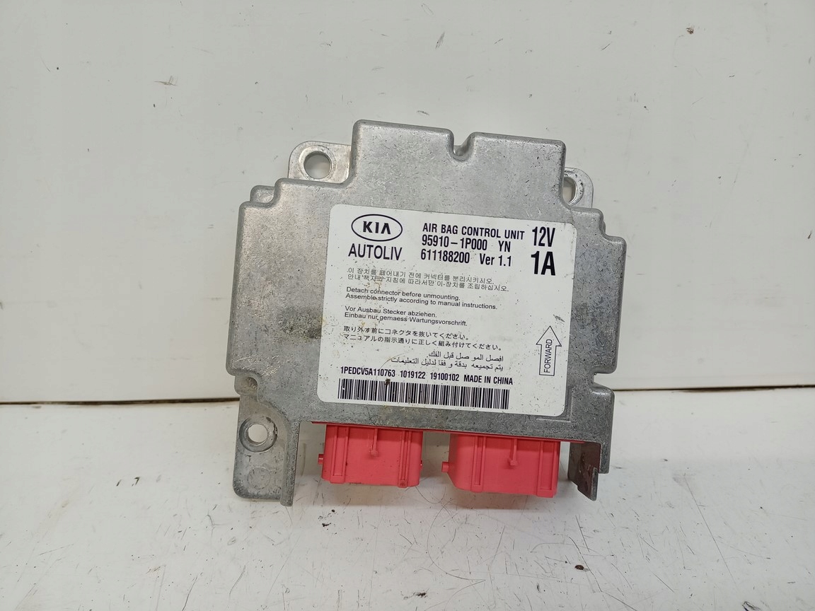 KIA VENGA SENSOR airbag modulo airbag 95910-1P000 2009