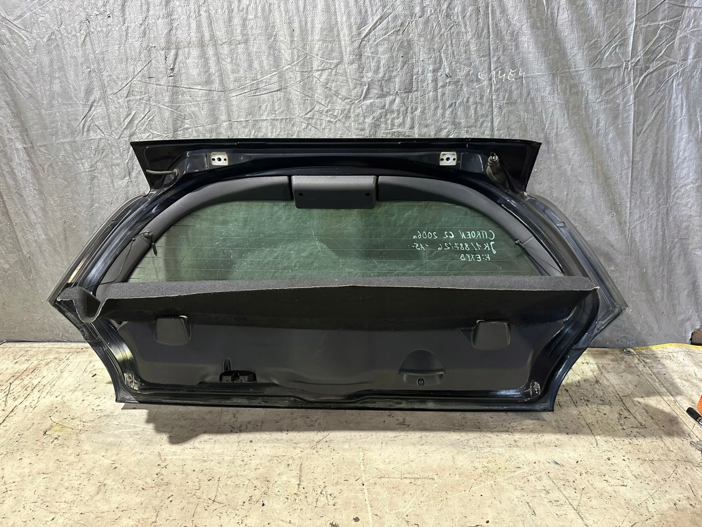 trunk door boot rear part rear upper CITROEN C2 2006r. colour EXYB