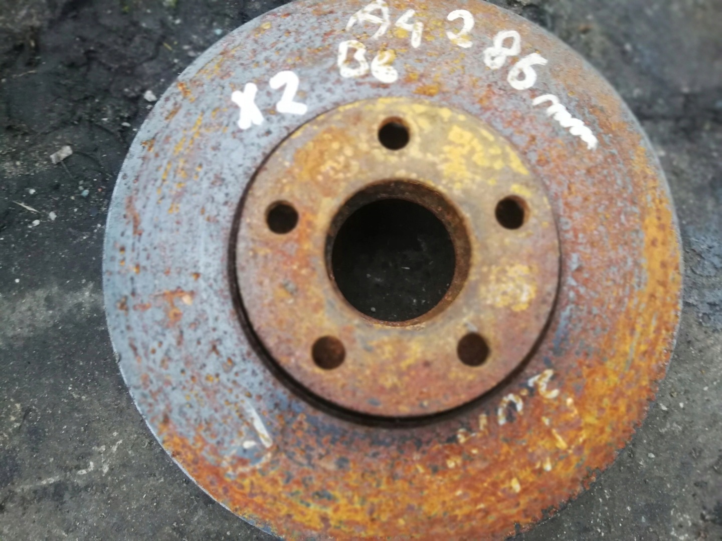 Bremsscheibe bremsen heck AUDI A4 B6 286MM