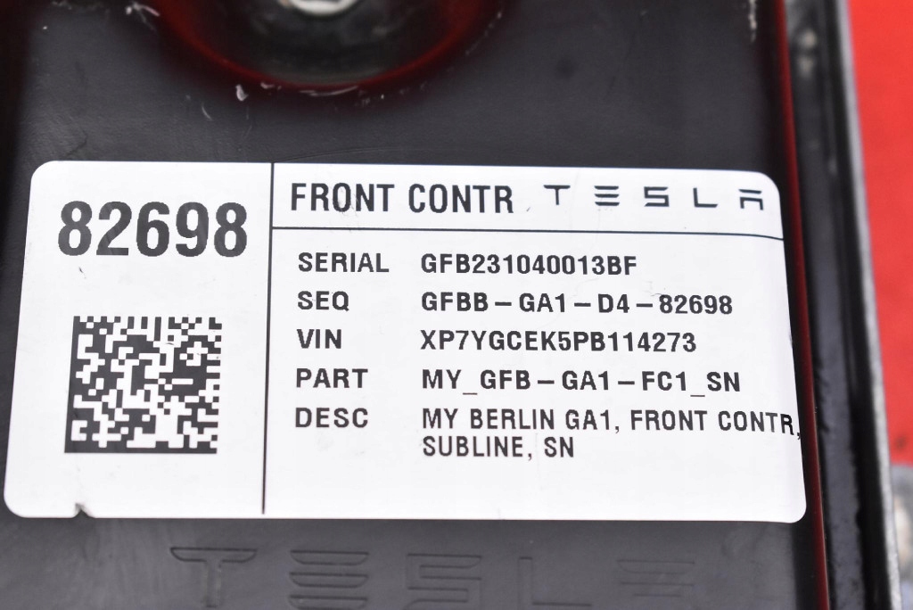 Unité commande confort 1497327-00-B TESLA MODEL Y 78.4 kWh 507 KM 20