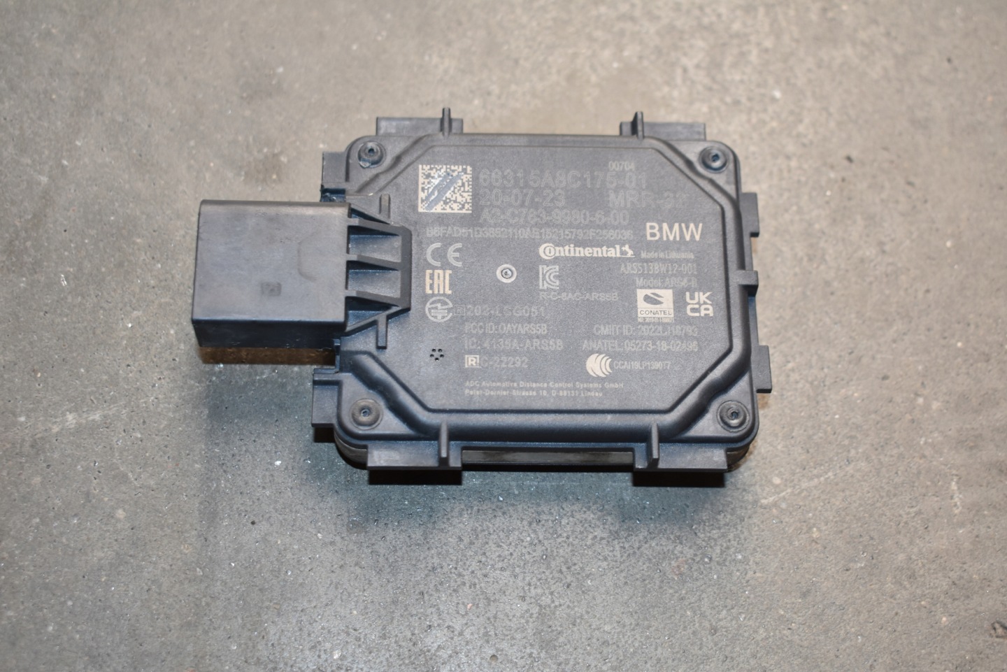 IDEALNY modulo RADAR SENSOR DISTRONIC ACC BMW G60 G70 1