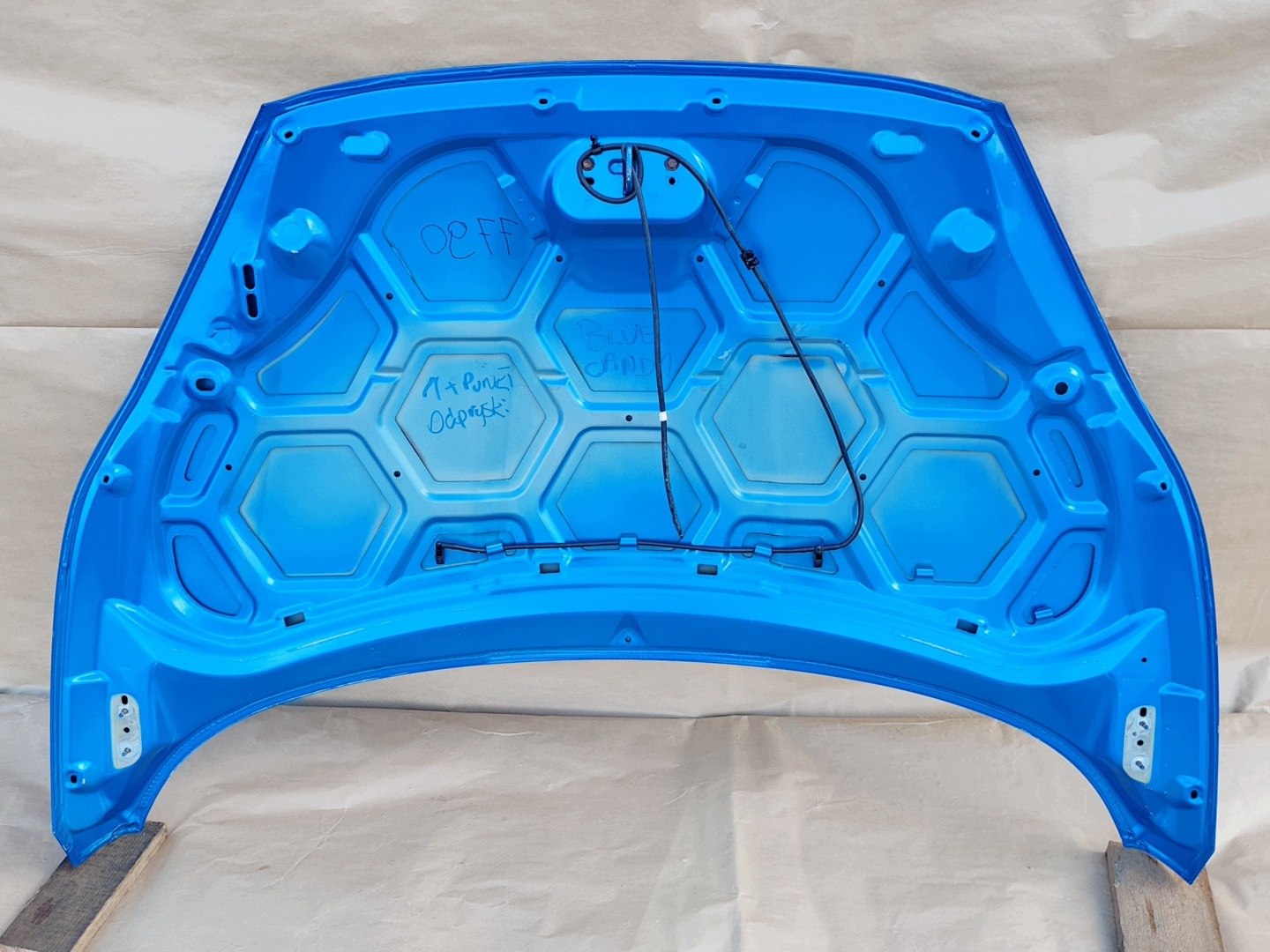 FORD FIESTA MK7 LIFT 2012-2017 bonnet front CANDY BLUE original