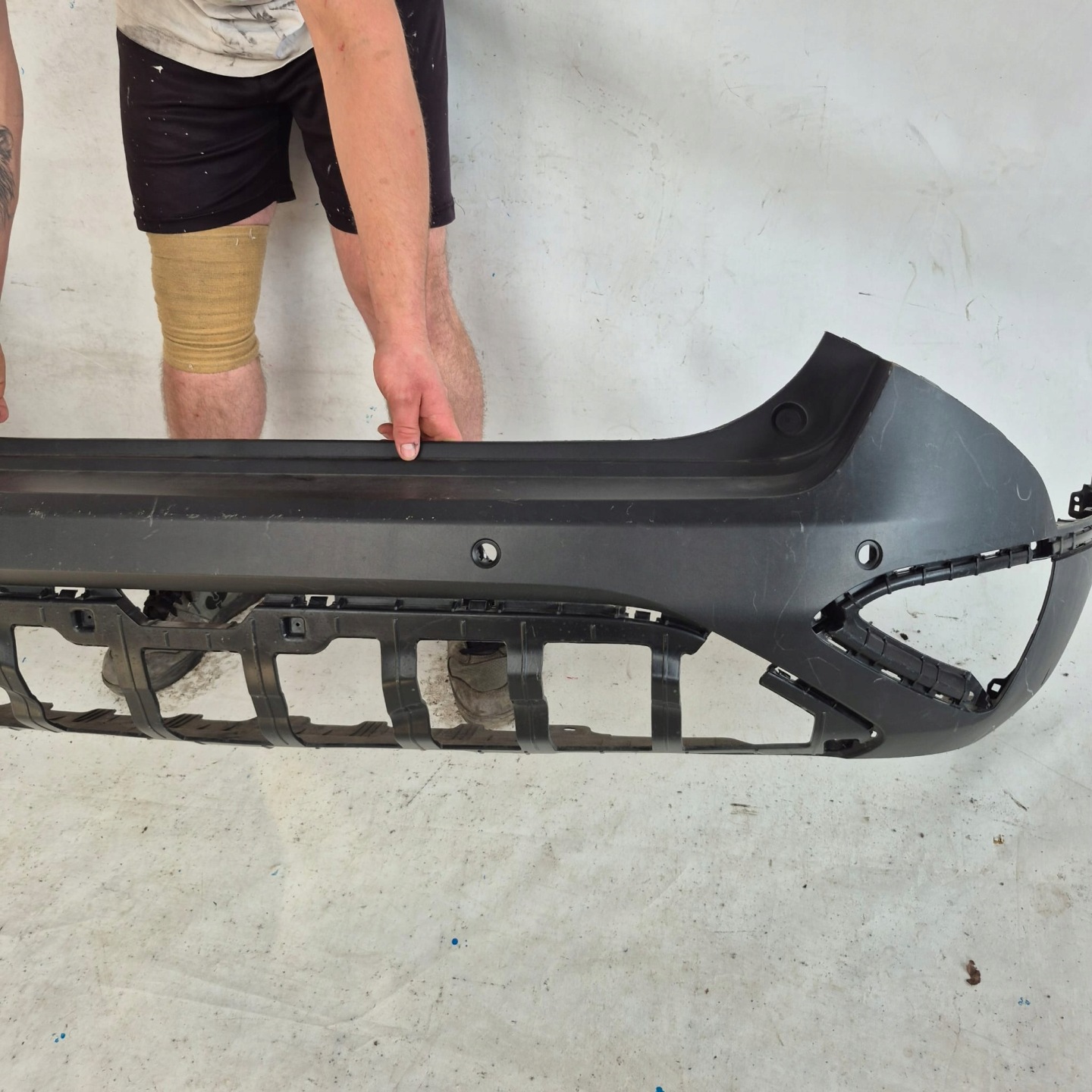 KIA SPORTAGE 5 V 21- bumper rear part rear PDC