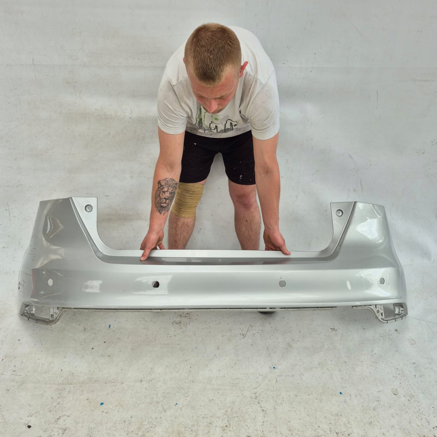 FORD FOCUS MK3 HB LIFT 14- bumper rear part rear 6XPDC