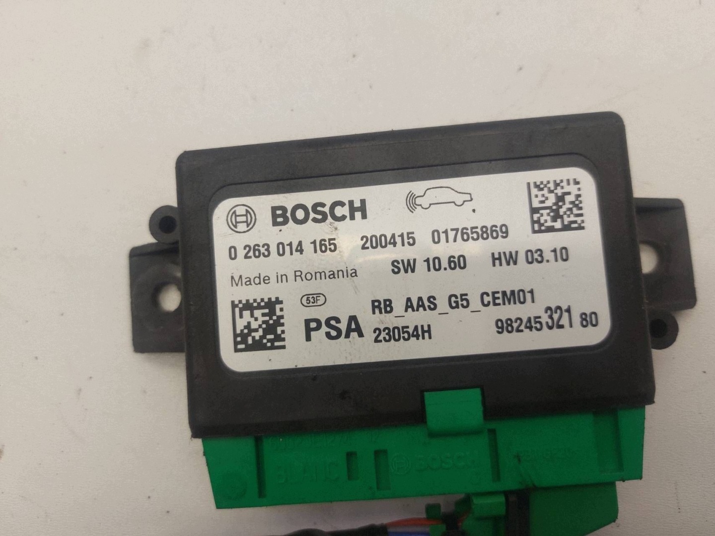 PEUGEOT 308 T9 JUMPY III ELYSEE EXPERT III modulo parcheggio PDC 9824532180